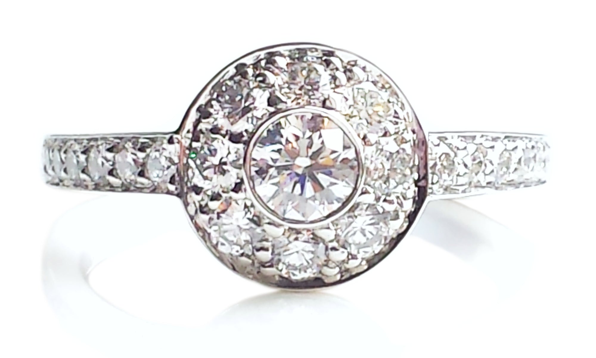 Tiffany & Co. 0.64tcw Circlet Diamond Engagement Ring