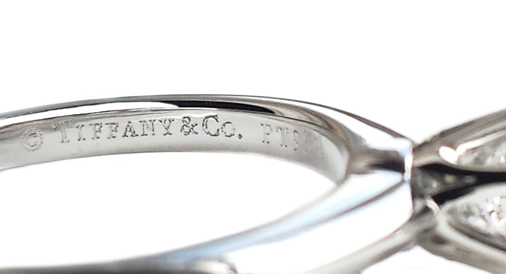 Tiffany & Co. 0.37ct D/VS1 Triple XXX Round Brilliant Engagement Ring
