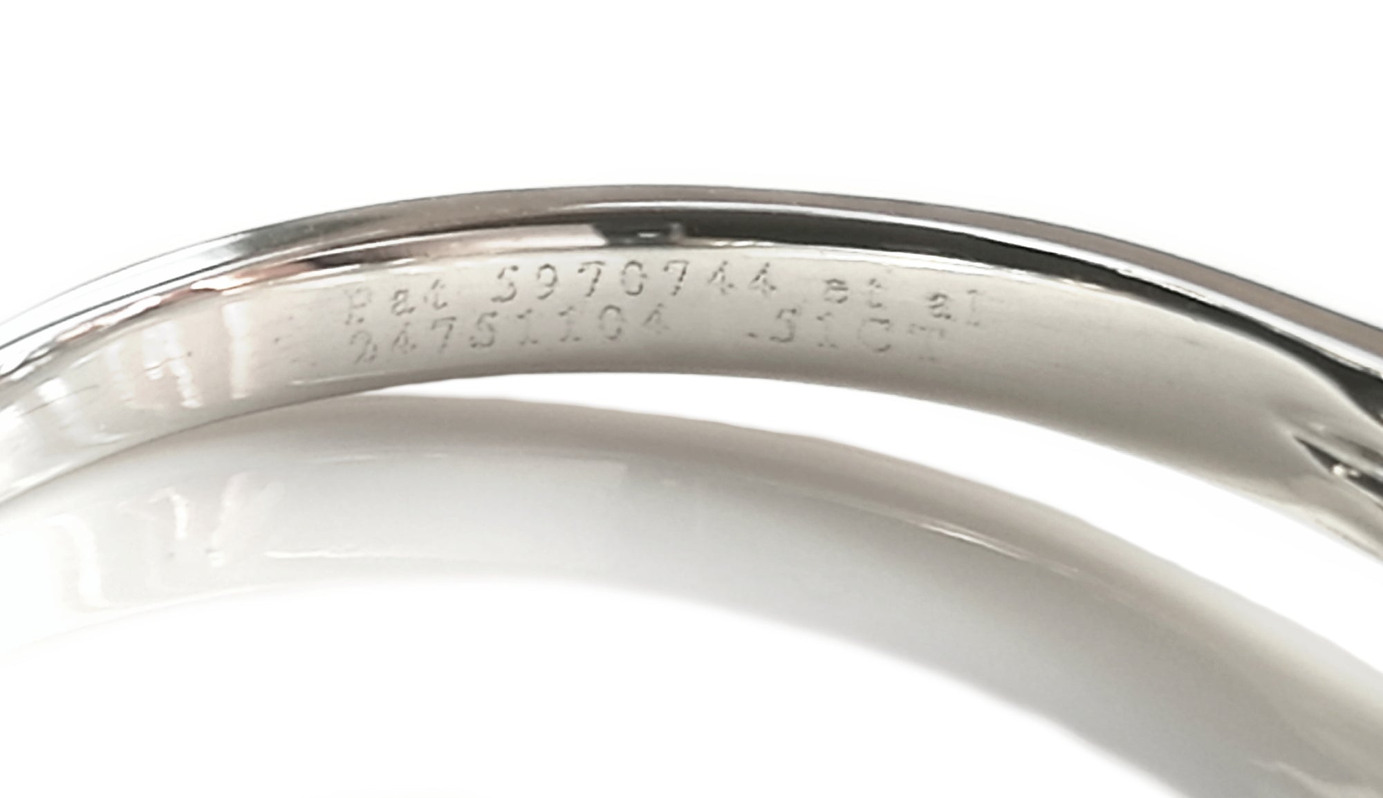 Tiffany & Co. 0.51ct G/VVS2 'Lucida' Diamond & Platinum Engagement Ring