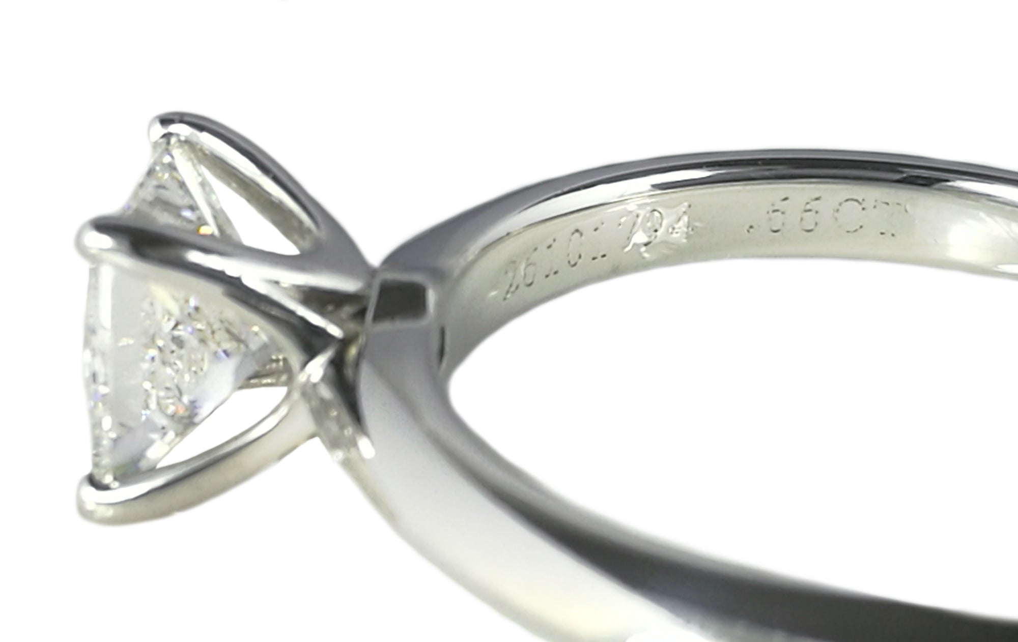 Tiffany & Co. 0.66ct G/VVS1 Princess-Cut Diamond Engagement Ring