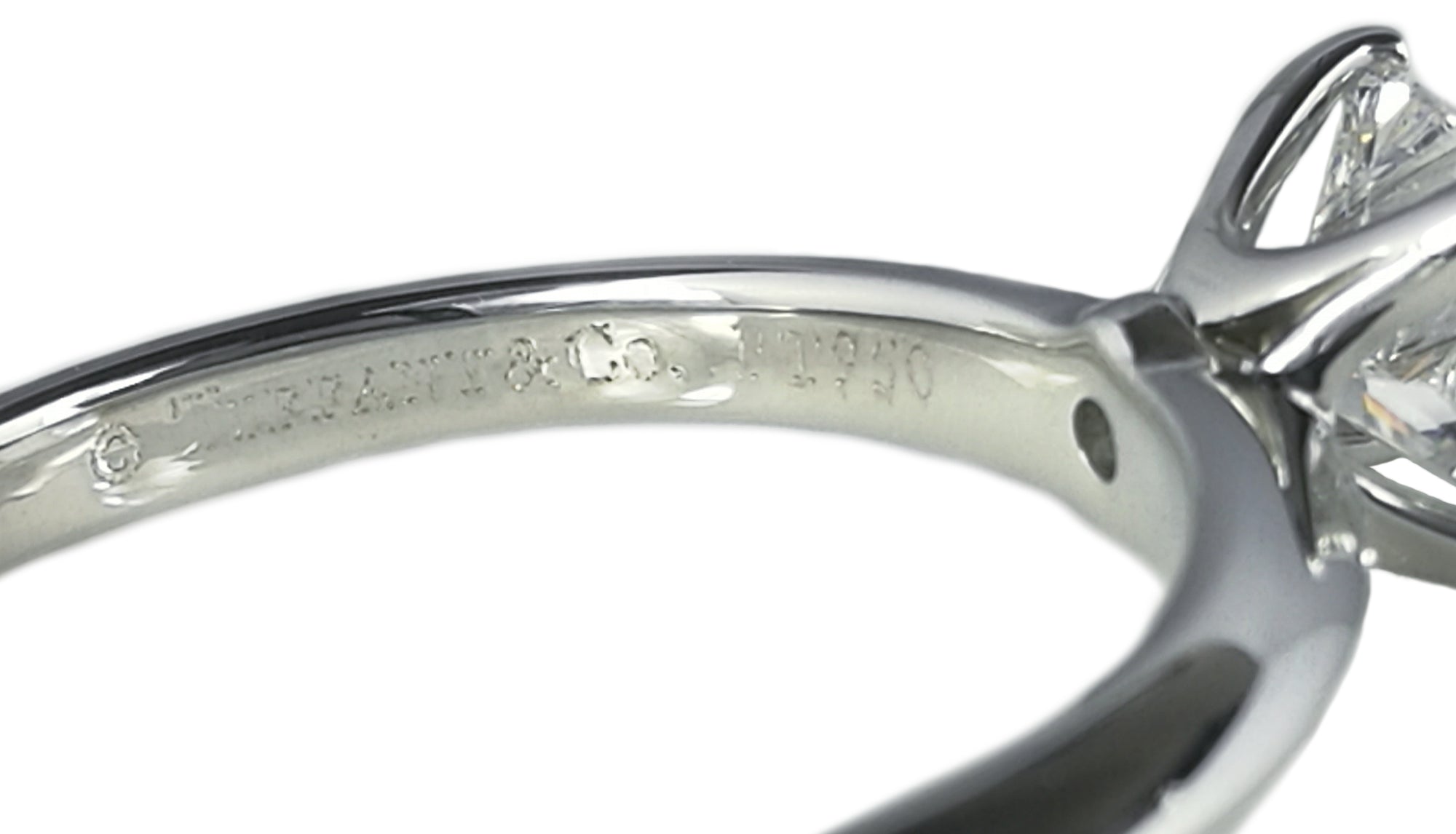 Tiffany & Co. 0.66ct G/VVS1 Princess Cut Diamond Engagement Ring