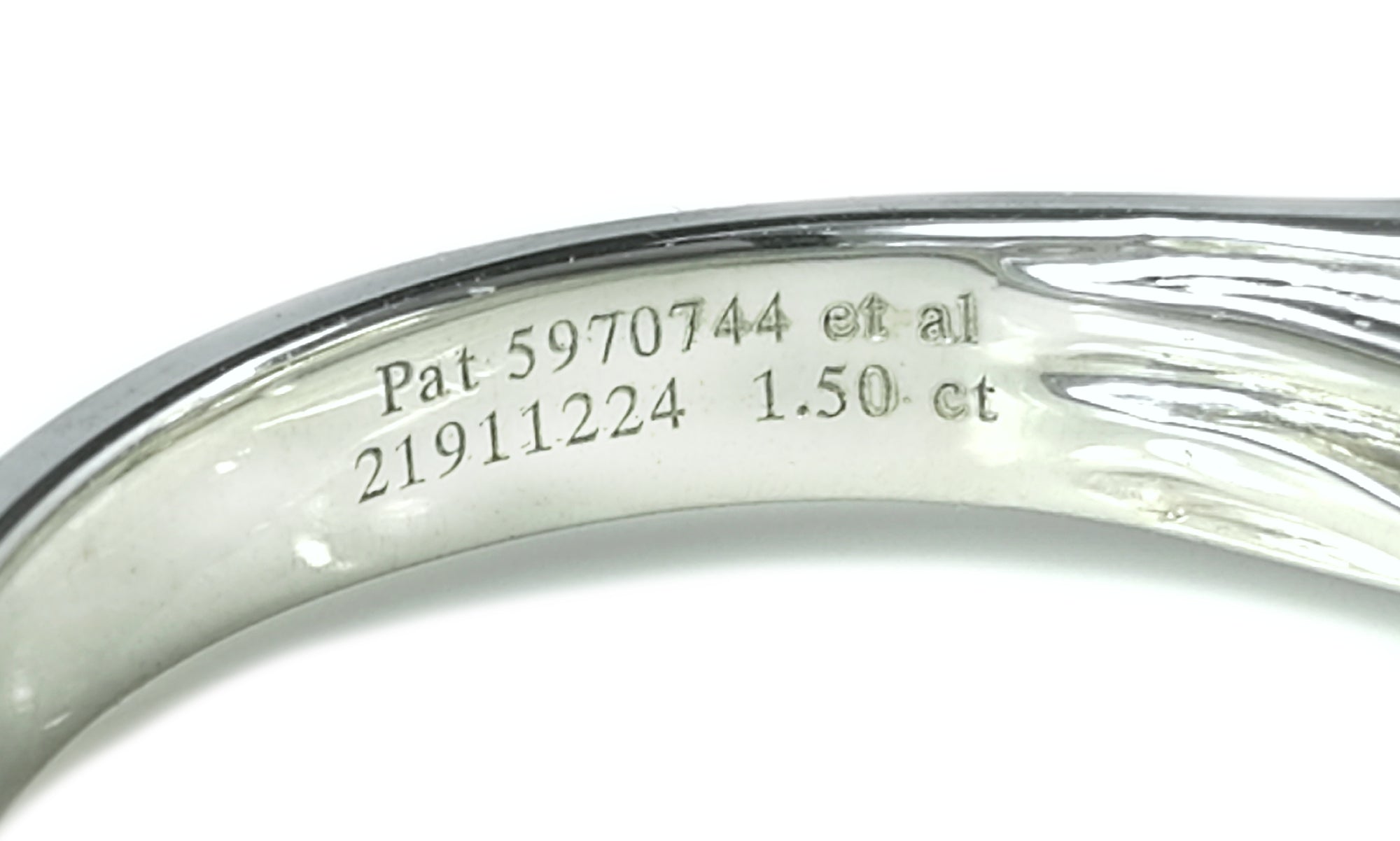 Tiffany & Co 1.50ct F/VVS2 Lucida Engagement Ring SZ K