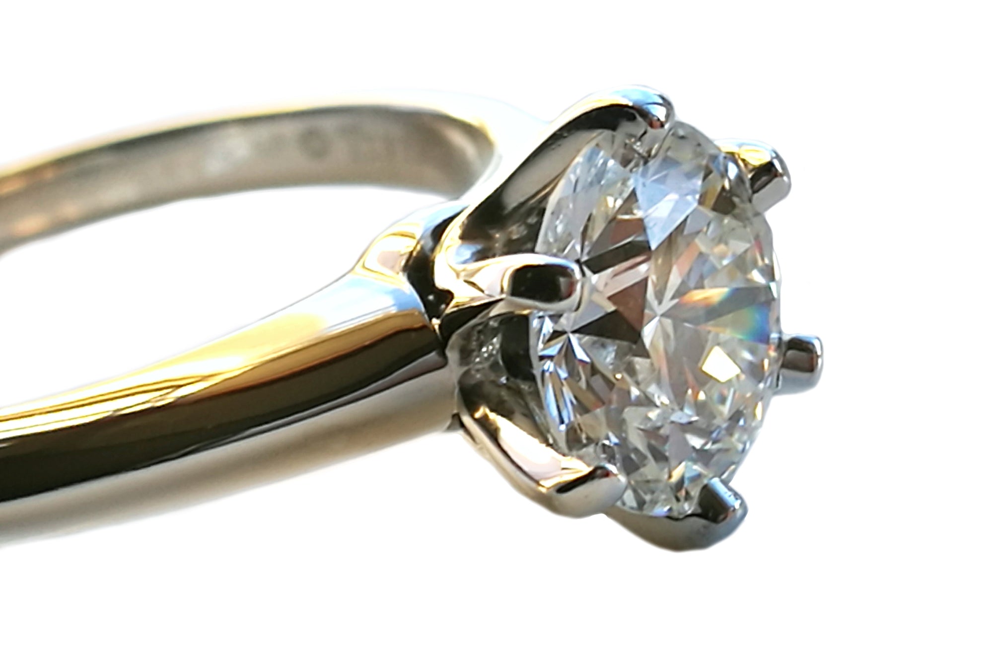 Tiffany & Co 1.19ct G/VVS1 Round Brilliant Engagement Ring SZ L