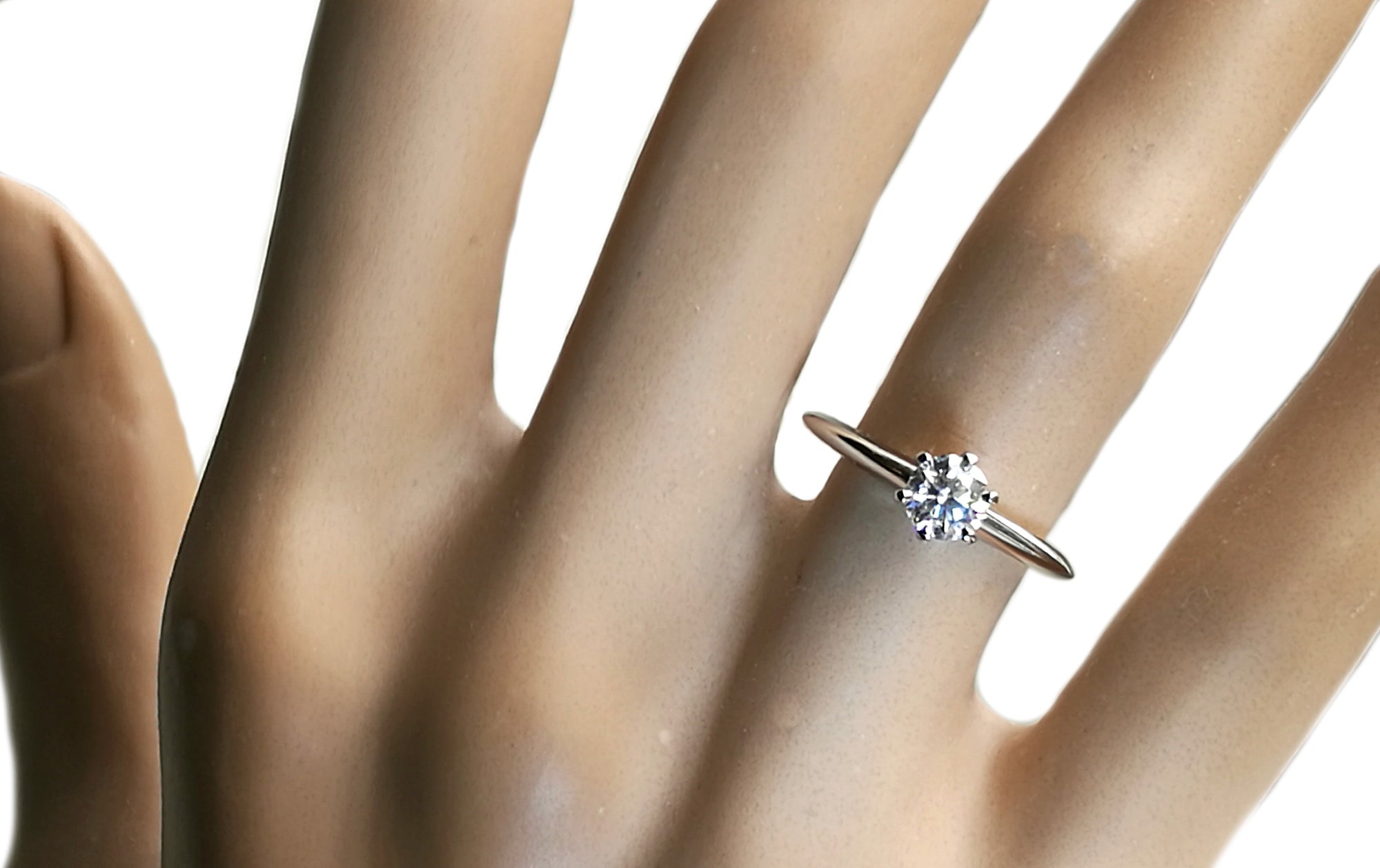 Tiffany & Co 0.42ct I/VS2 Triple-X Round Brilliant Engagement Ring