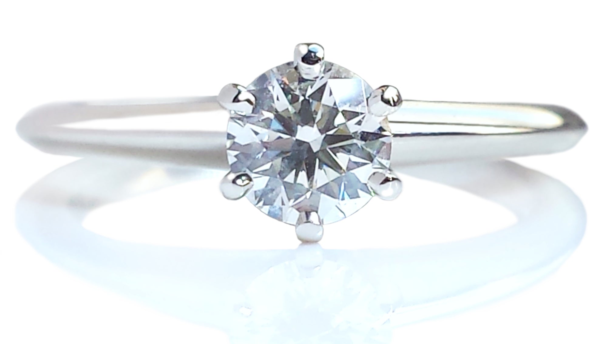 Tiffany & Co 0.42ct I/VS2 Triple-X Round Brilliant Engagement Ring