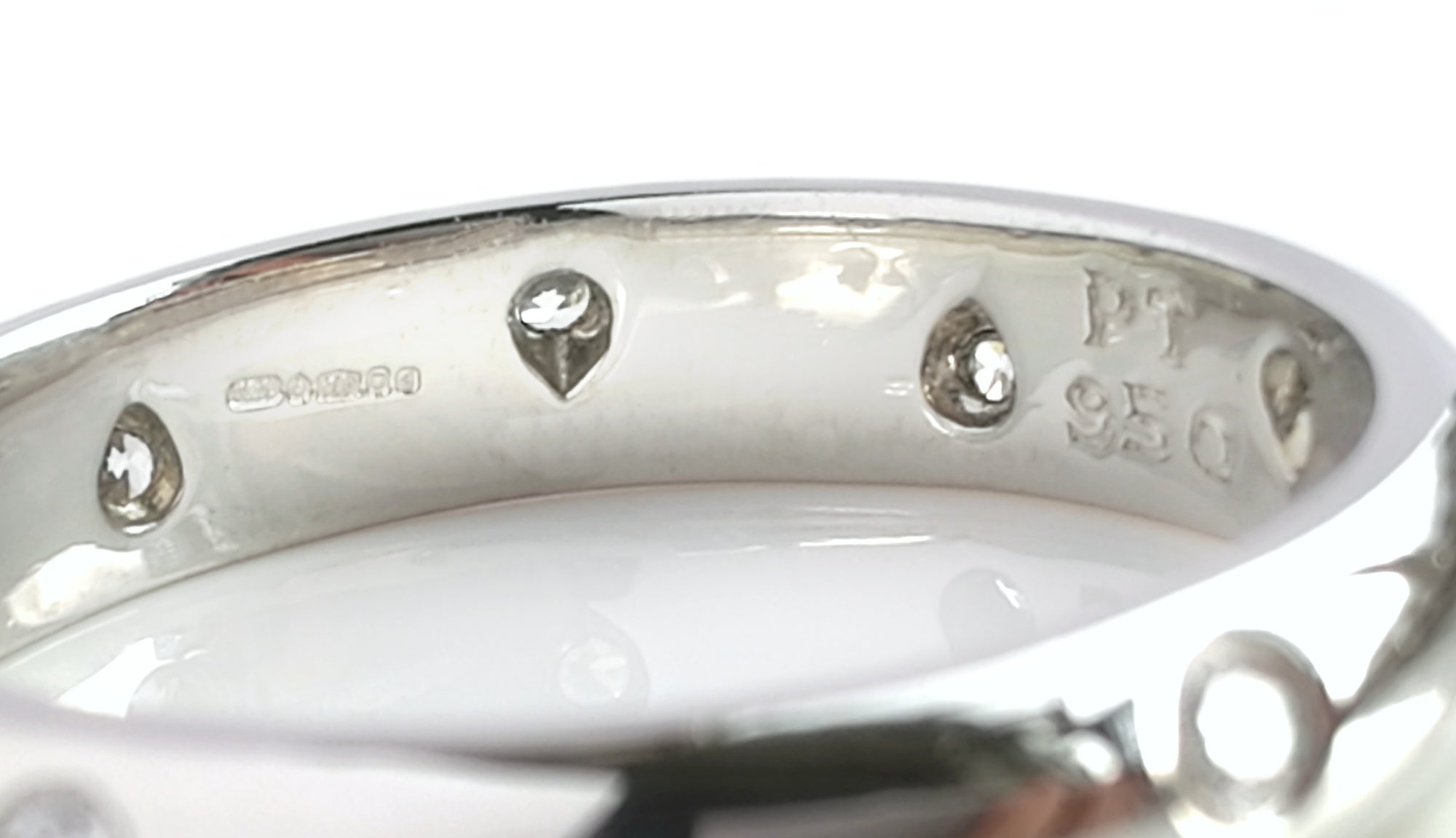 Tiffany Diamond Etoile Platinum 4mm Ring SZ 7.25 (UK O)