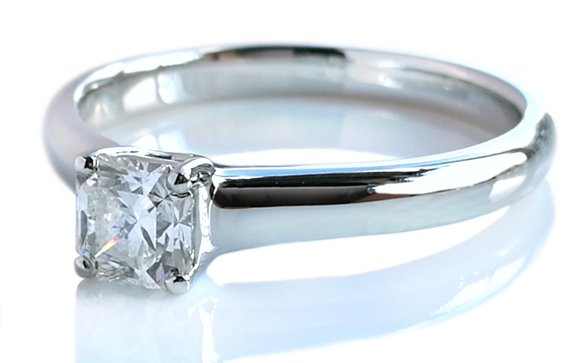 Tiffany & Co. 0.44ct H/VVS2 Triple-X Lucida Diamond Engagement Ring