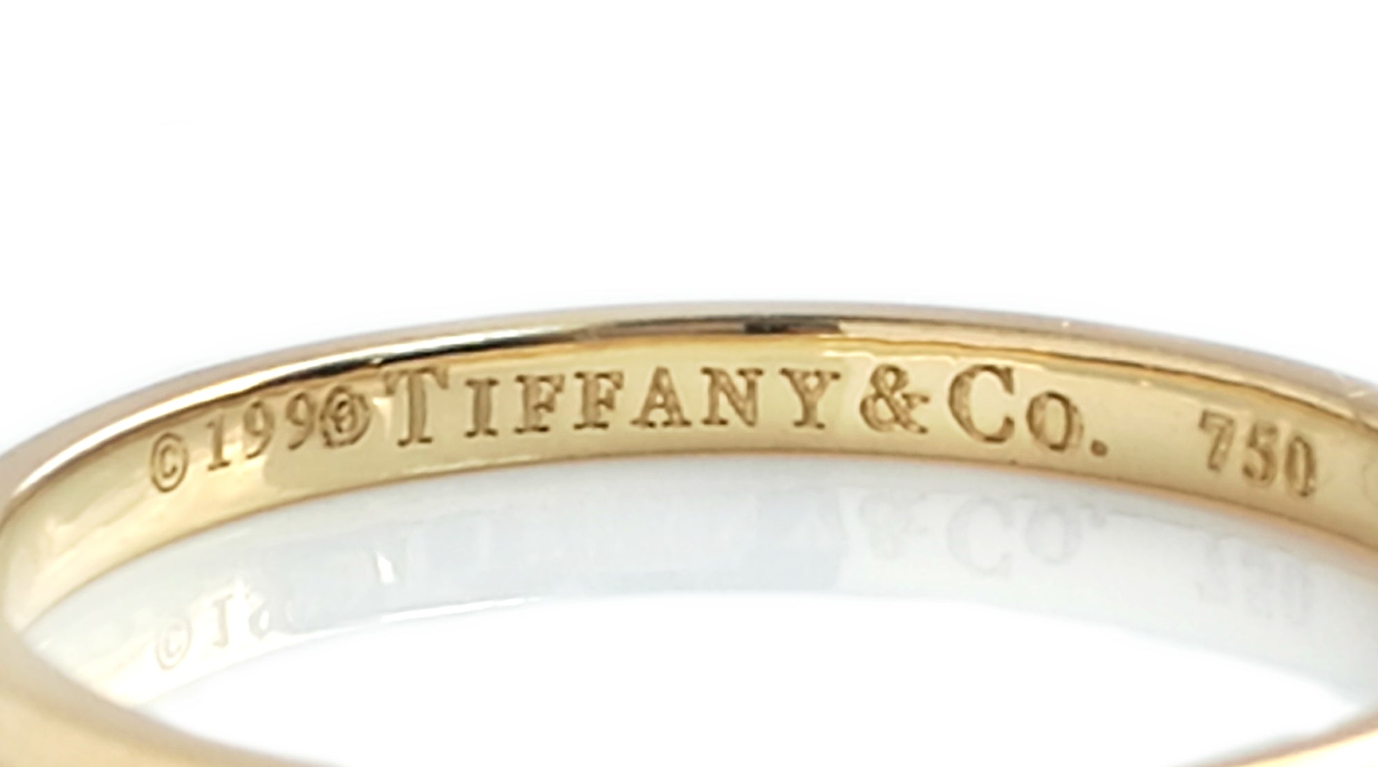 Tiffany & Co. Classic 2mm Wedding Band RRP £600 Size N