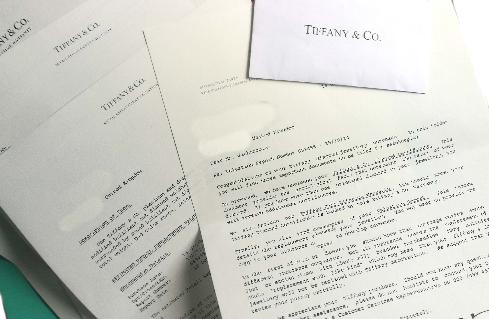 Tiffany & Co. 0.46tcw I/VVS2 'Legacy' Diamond Engagement Ring