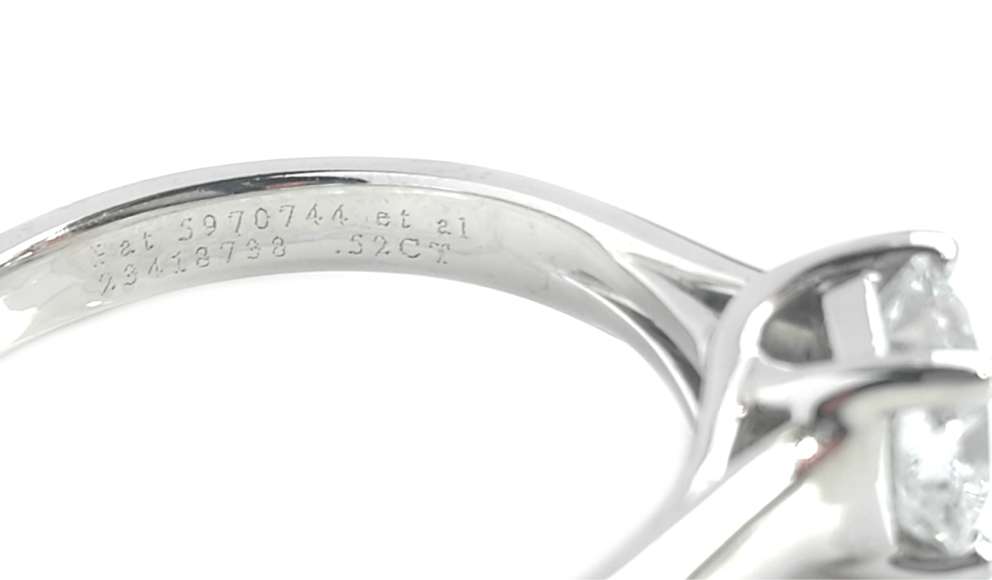 Tiffany & Co. 0.52ct G/VS Lucida Diamond Engagement Ring