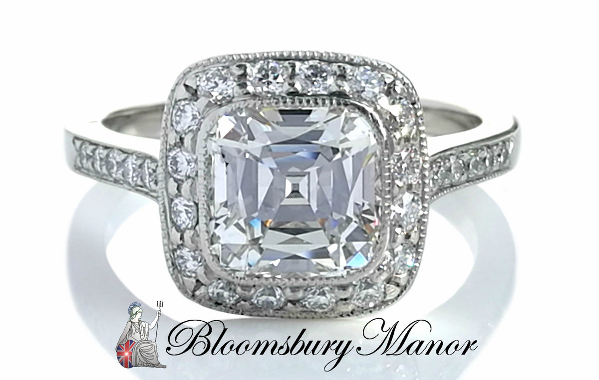 Tiffany & Co 2.31tcw I/VVS2 Legacy Diamond Engagement Ring SZ L