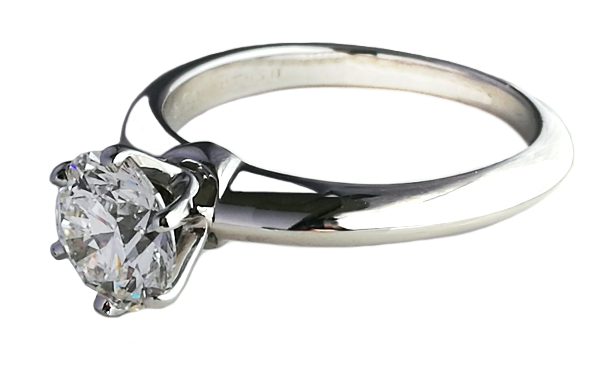 Tiffany & Co 1.07ct H/VS2 Round Brilliant Diamond Engagement Ring RRP £15500