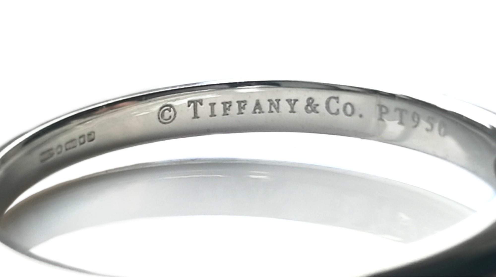 Tiffany & Co. 0.30ct F/VS1 Princess Cut Diamond Engagement Ring
