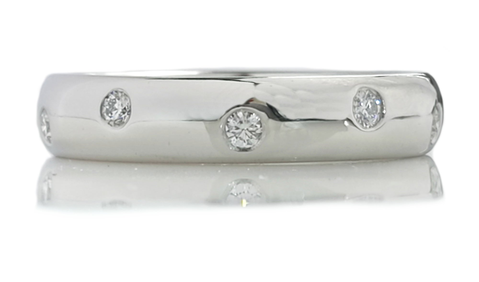 Tiffany & Co. Etoile Diamond & Platinum Wedding Band Ring