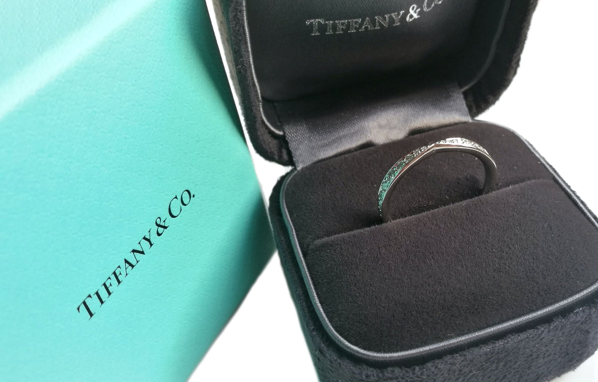 Tiffany & Co. Harmony 0.23ct Diamond & Platinum Wedding Ring