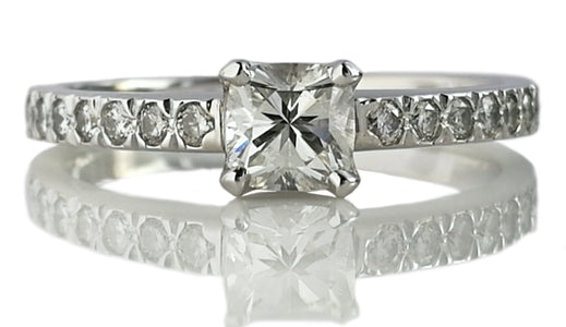 Tiffany & Co. 0.49tcw I/IF Novo Diamond Engagement Ring