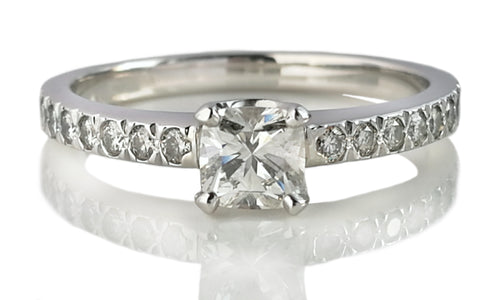 Tiffany & Co. 0.49tcw I/IF Novo Diamond Engagement Ring