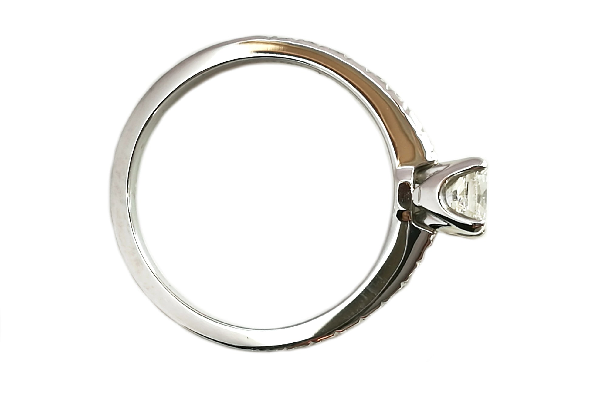 Tiffany & Co. 0.49tcw I/IF 'Novo' Diamond Engagement Ring
