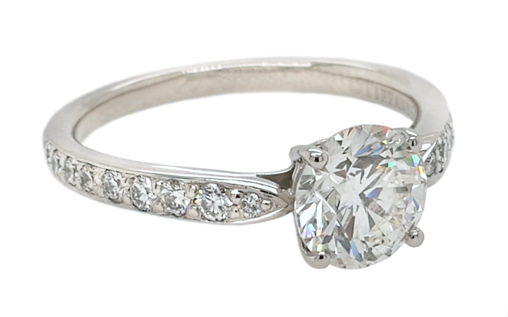 Tiffany & Co. 1.14tcw H/VS2 Harmony Round Brilliant Diamond Engagement Ring