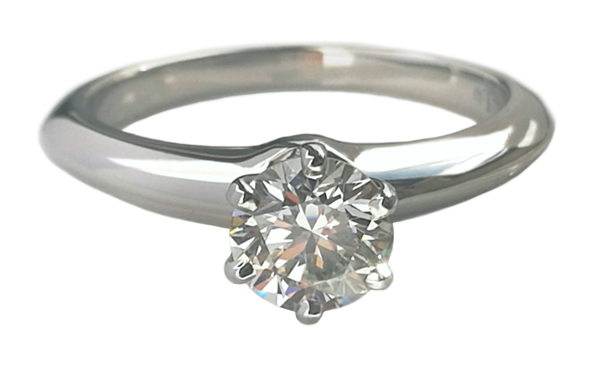 Tiffany & Co. 0.71ct I/VS2 Excellent Cut Round Brilliant Diamond Engagement Ring