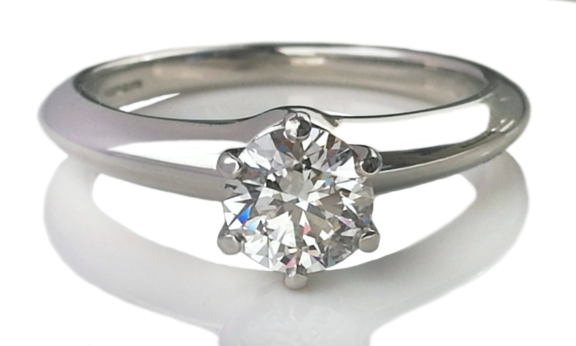 Tiffany & Co. 0.56ct Round Brilliant Diamond Engagement Ring