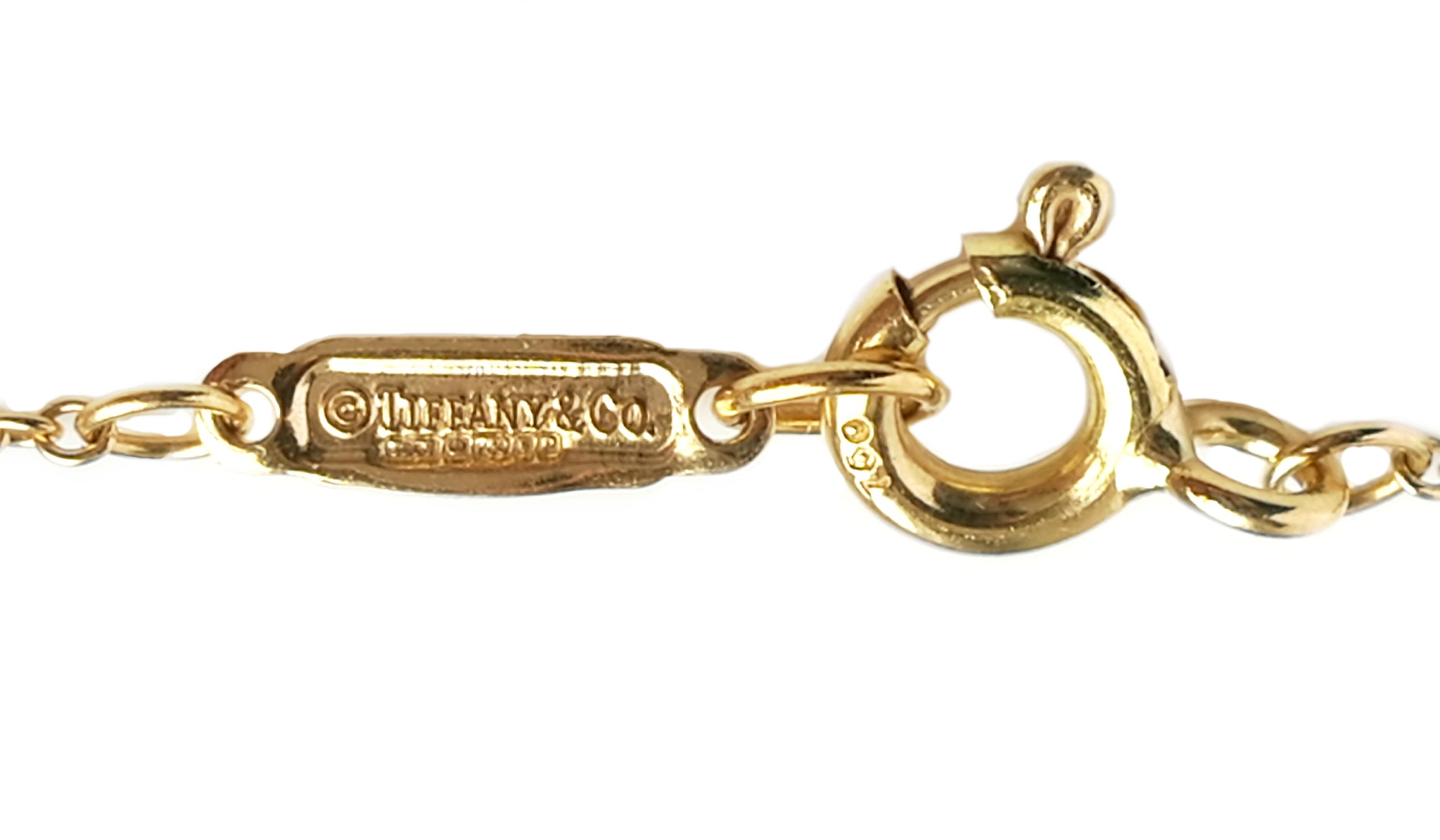 Tiffany & Co. Somerset 18k Yellow Gold & Diamond Pendant / Necklace