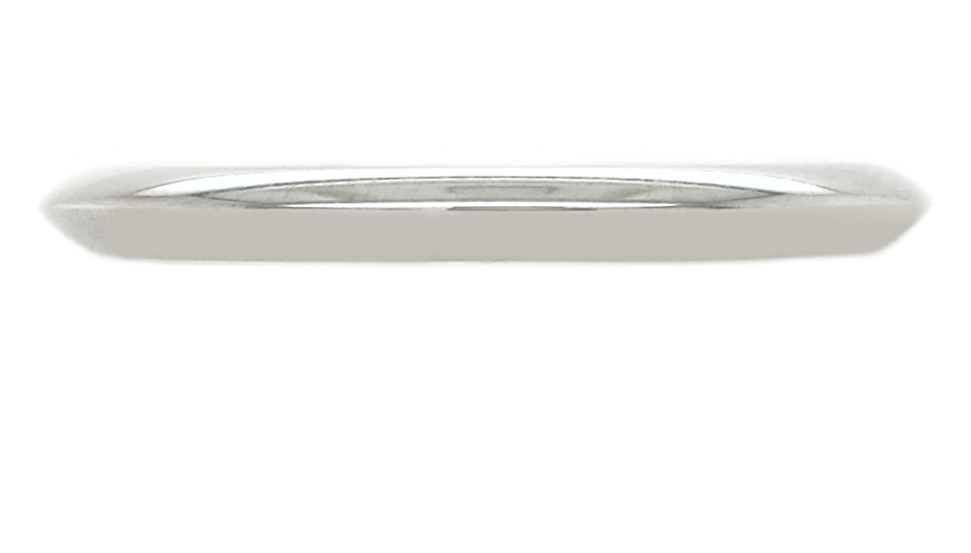 Tiffany & Co. Knife Edge Wedding Ring Platinum, Size J