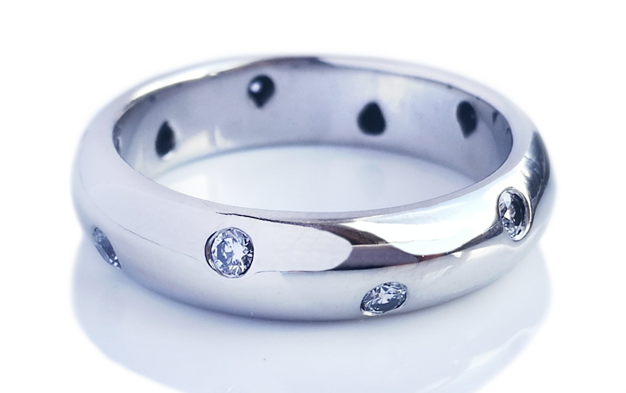 Tiffany & Co. Etoile 10 Diamond Band Ring, Size K