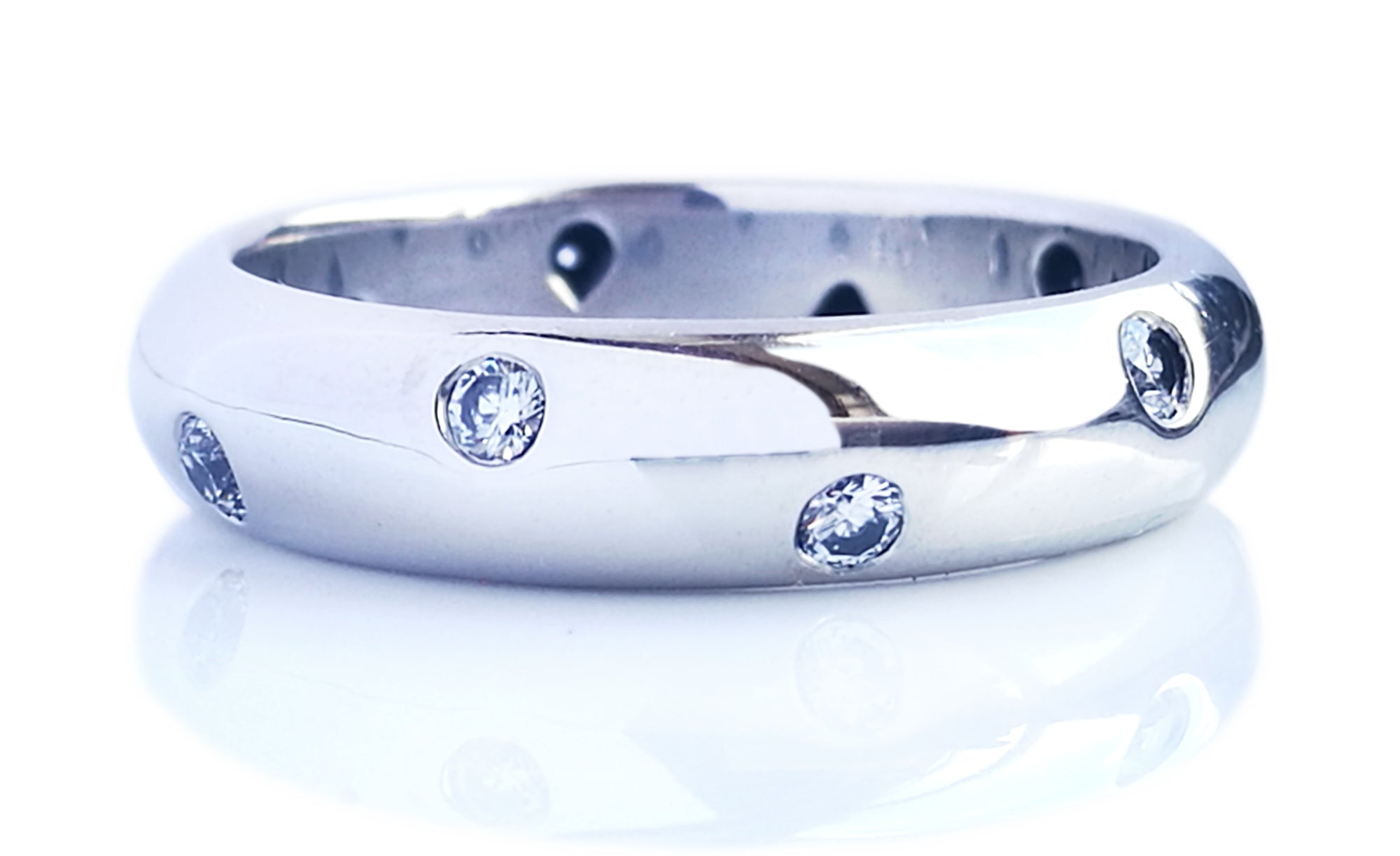 Tiffany & Co. Etoile 10 Diamond Band Ring, Size K
