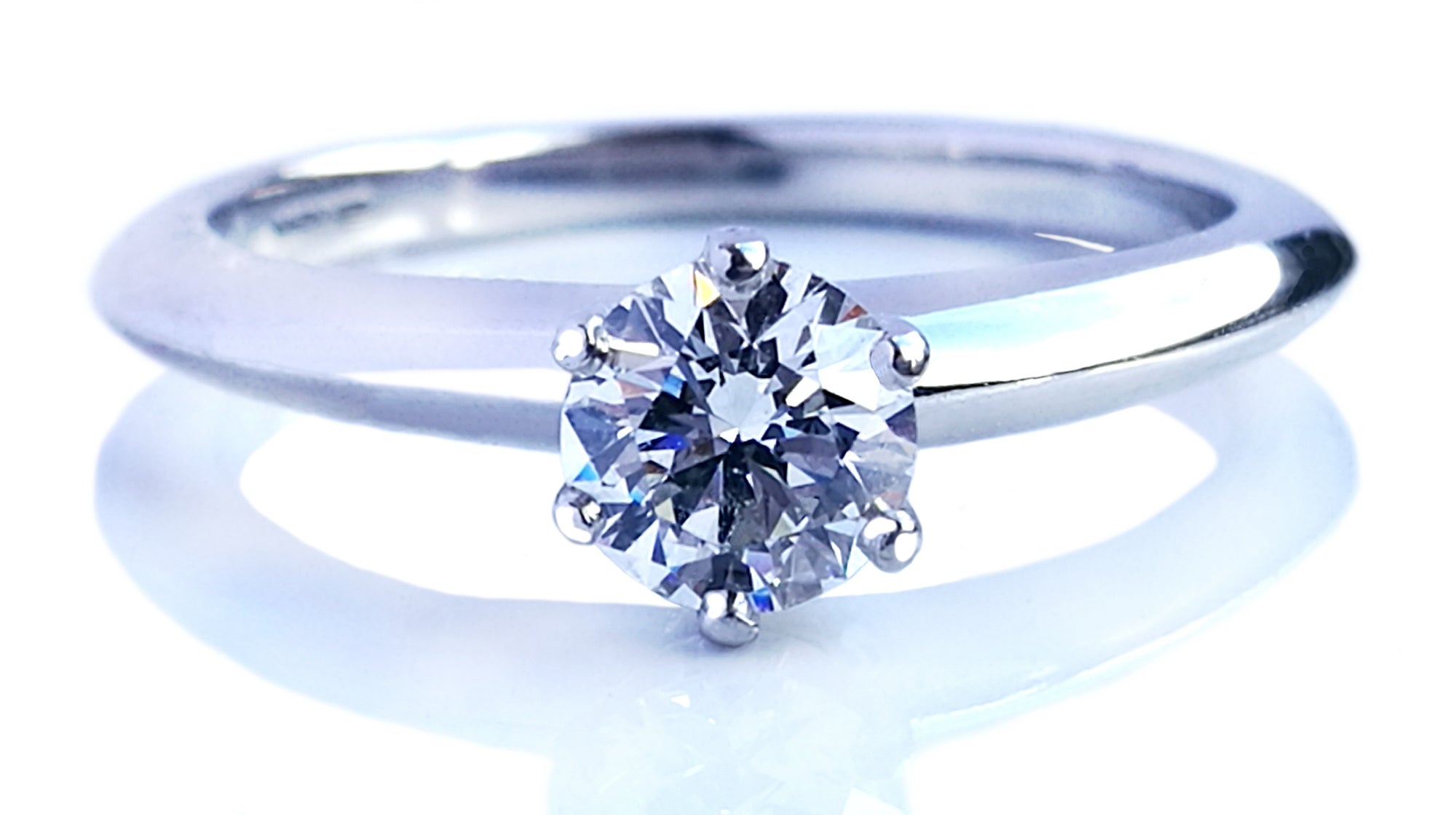 Tiffany & Co. 0.44ct Triple XXX I/VS1 Round Brilliant Engagement Ring