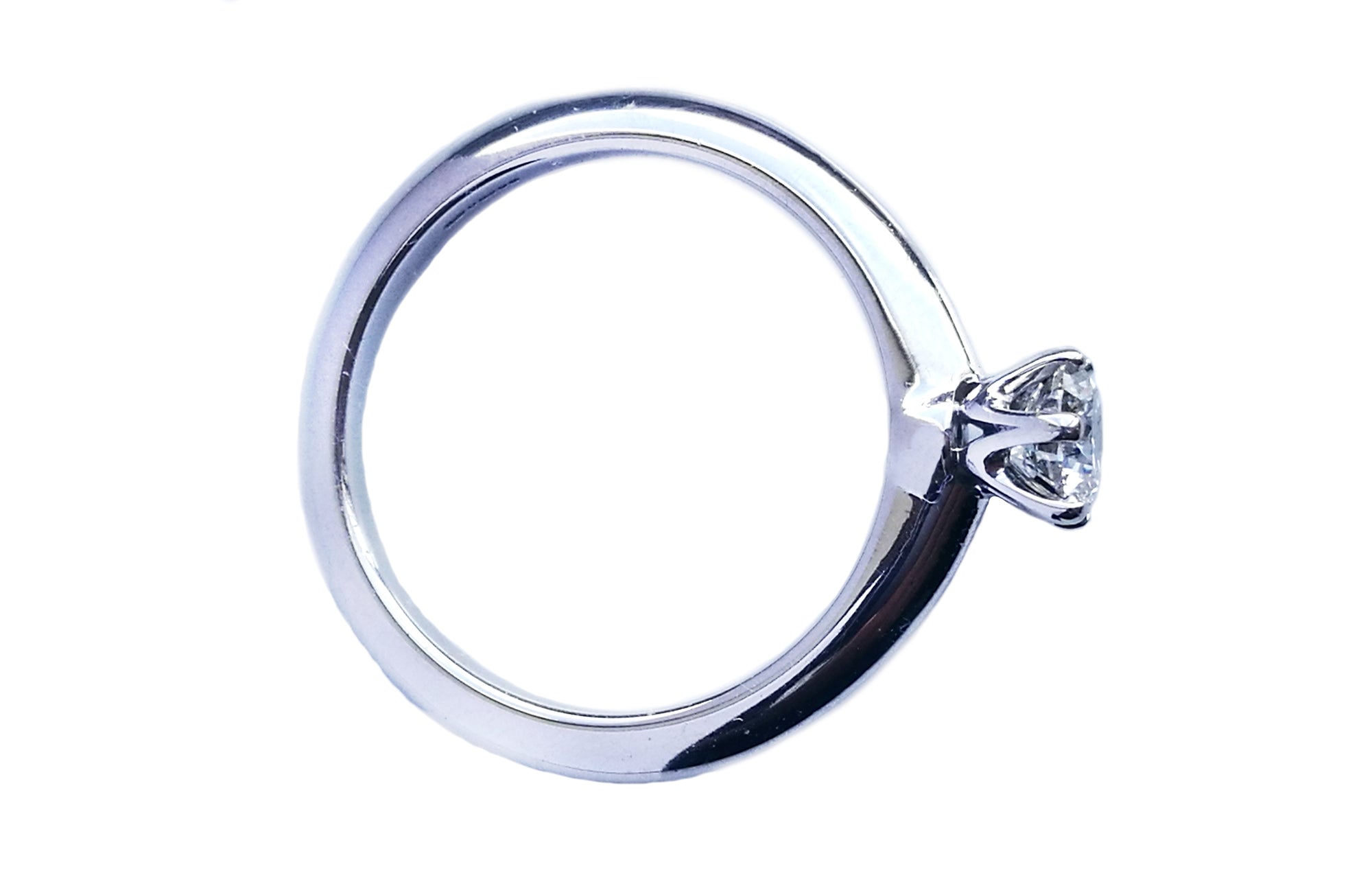 Tiffany & Co. 0.44ct Triple XXX I/VS1 Round Brilliant Engagement Ring