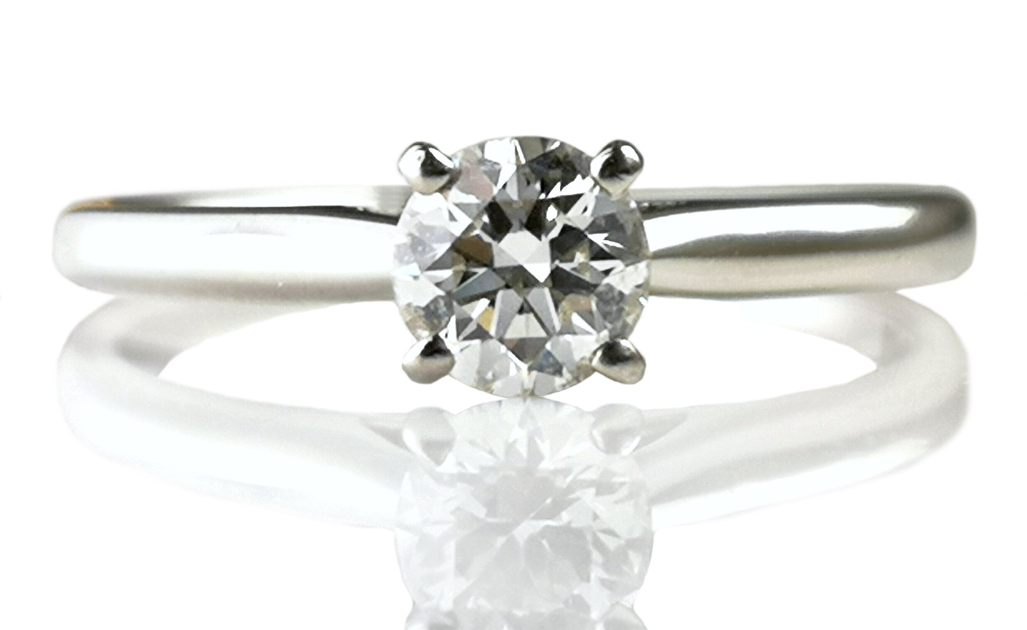 Cartier 0.40ct G/VVS1 Triple XXX 1895 Round Brilliant Diamond Engagement Ring