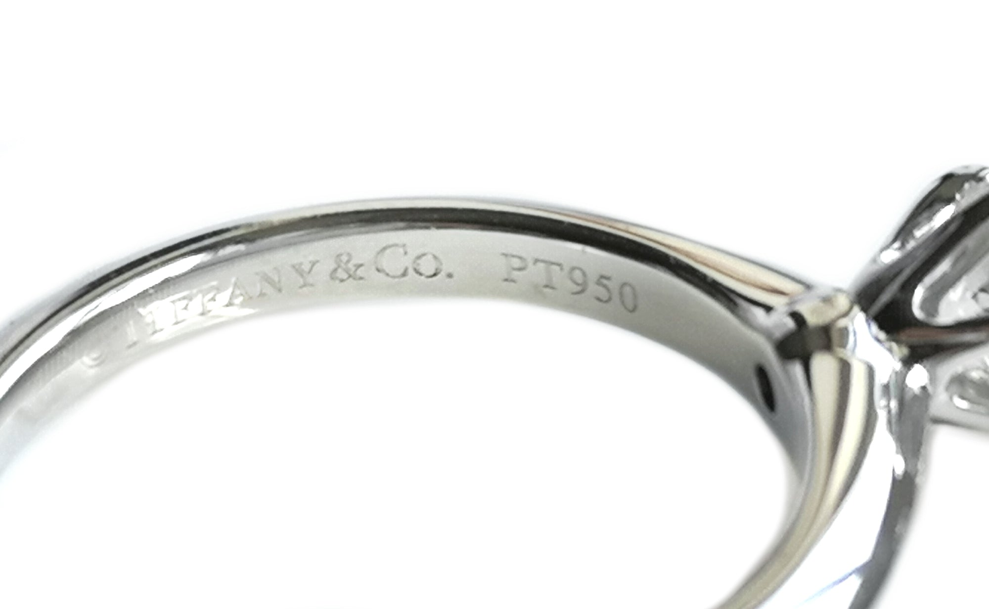 Tiffany & Co. 0.52ct Triple XXX H/VVS2 Round Brilliant Diamond Engagement Ring