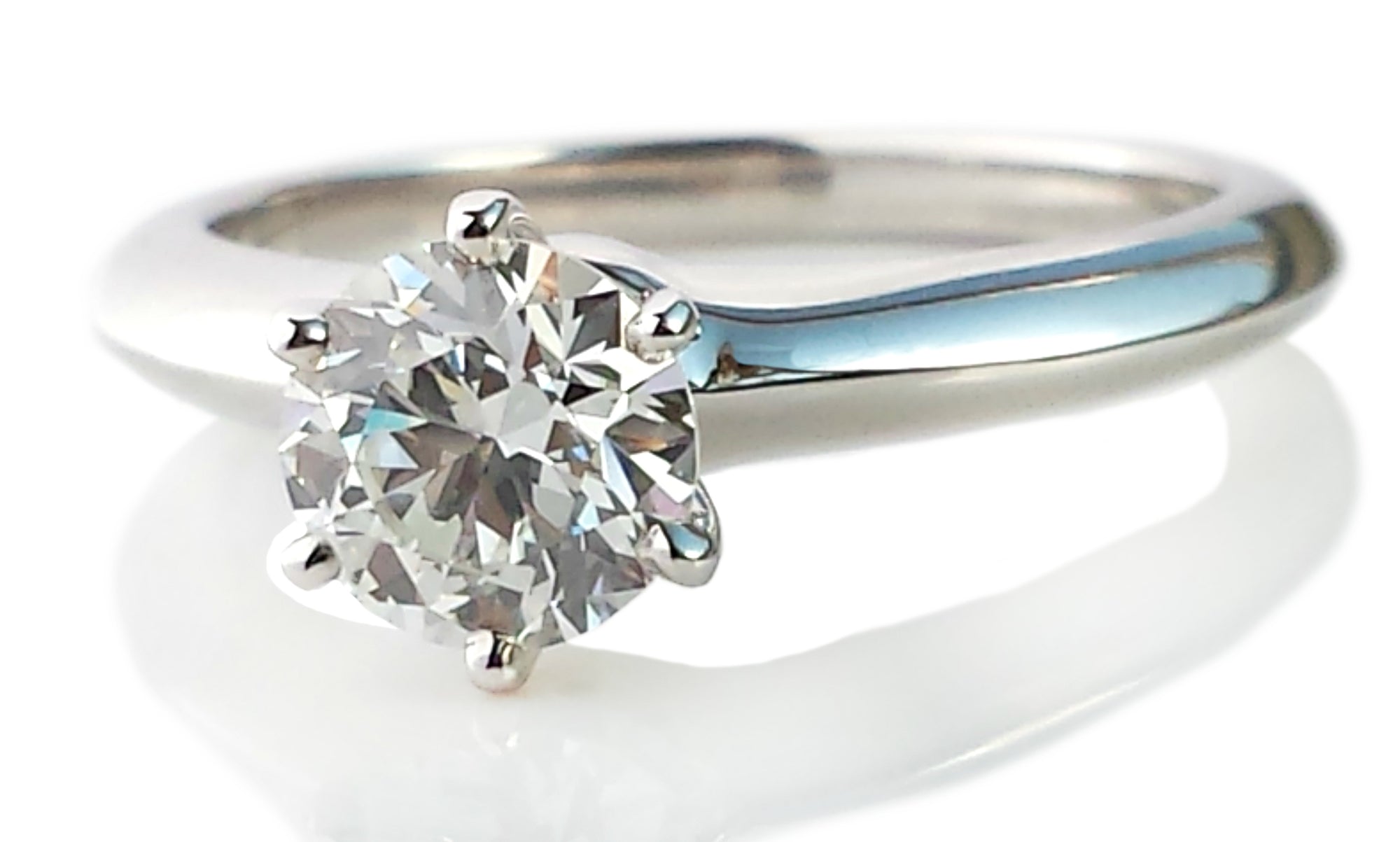Tiffany & Co. 0.93ct I/IF Triple XXX Round Brilliant Engagement Ring