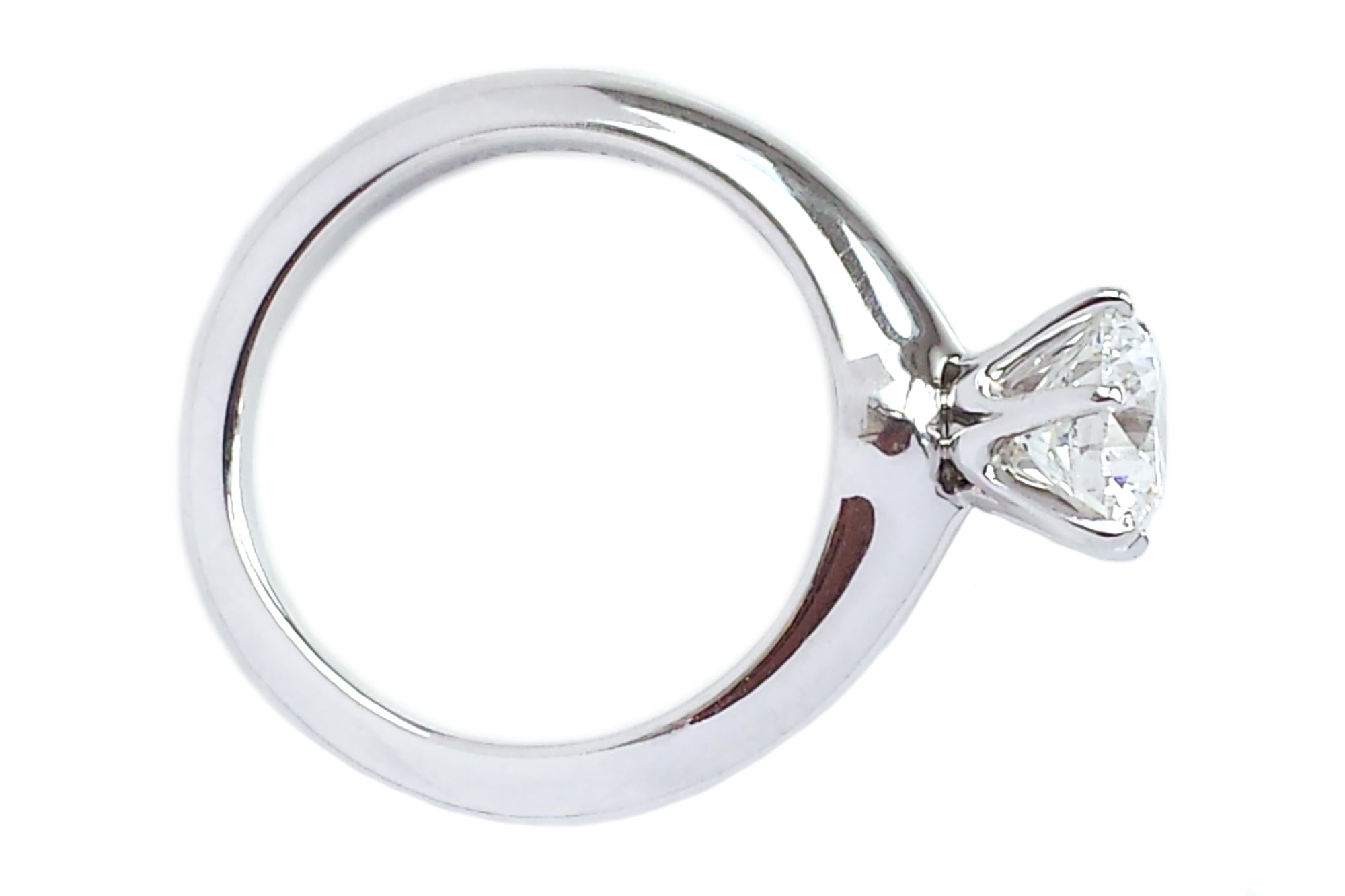 Tiffany & Co. 0.94ct F/VVS2 Triple XXX Round Brilliant Engagement Ring