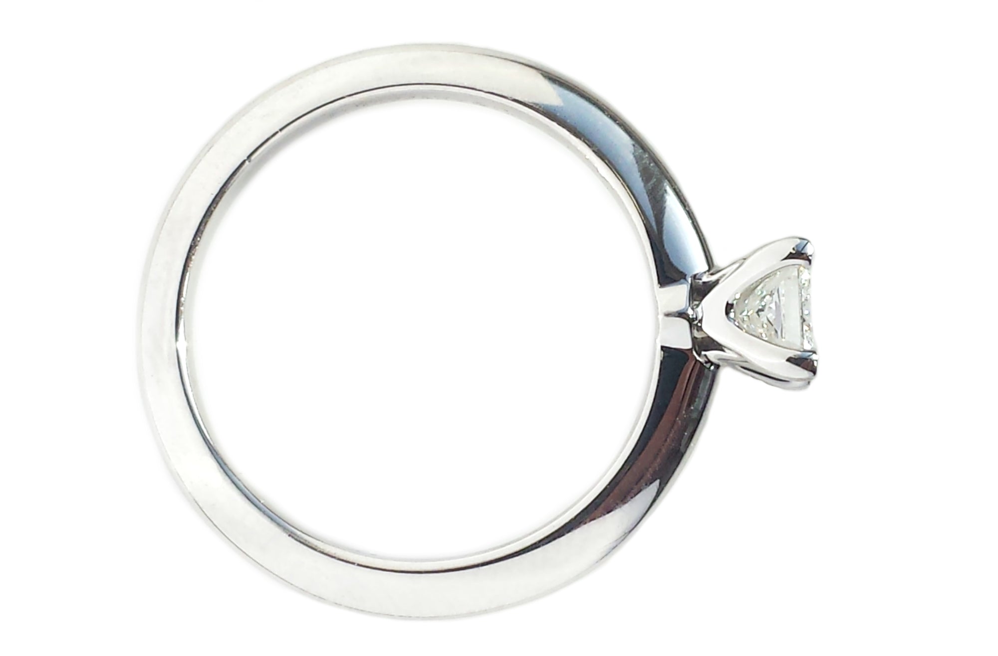 Tiffany & Co. 0.34ct G/VS Princess Cut Diamond Engagement Ring