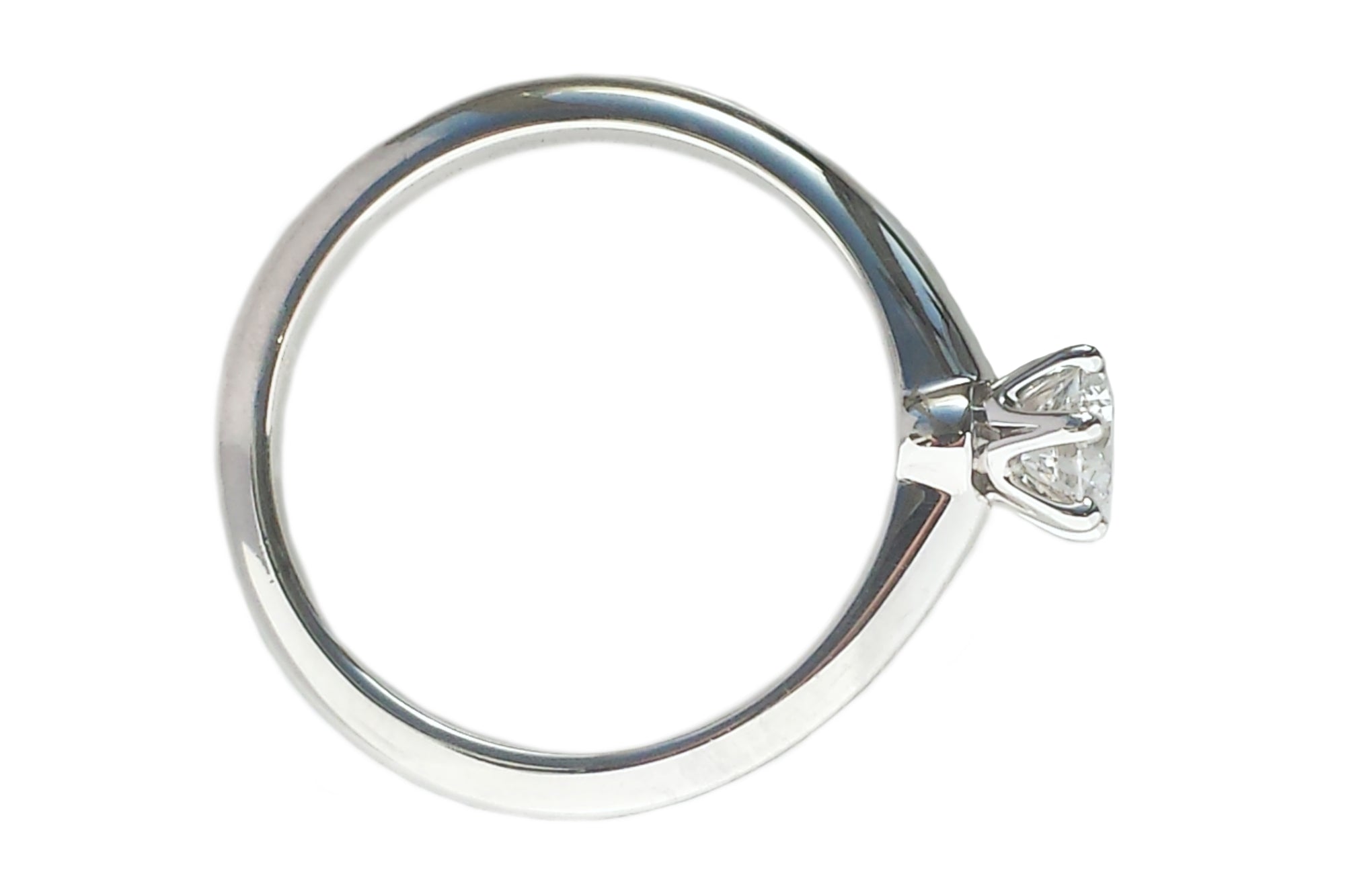 Tiffany & Co. 0.39ct D/VVS1 XXX Round Brilliant Diamond Engagement Ring