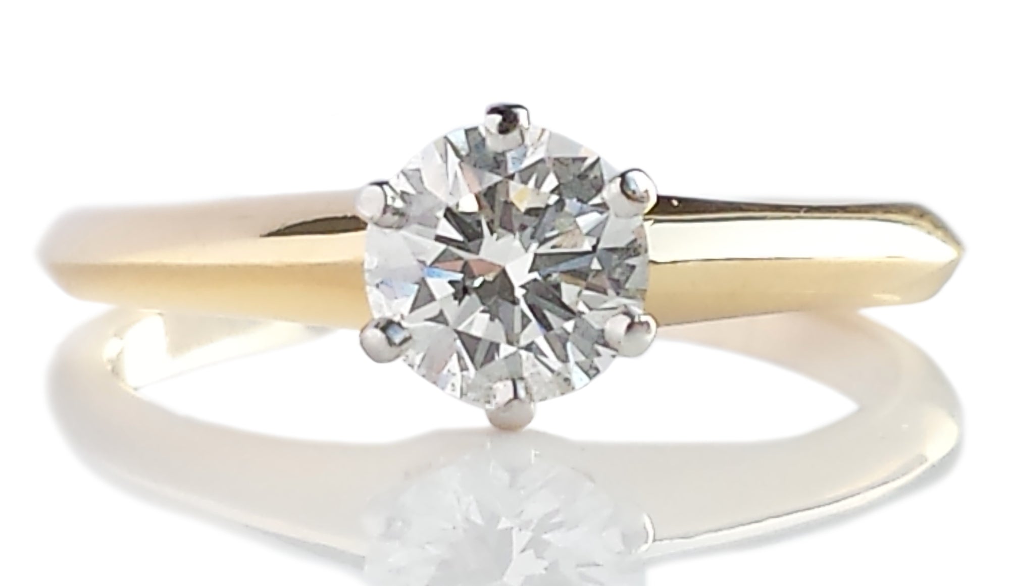 Tiffany & Co. .45ct G/VS1 Round Brilliant Diamond Engagement Ring