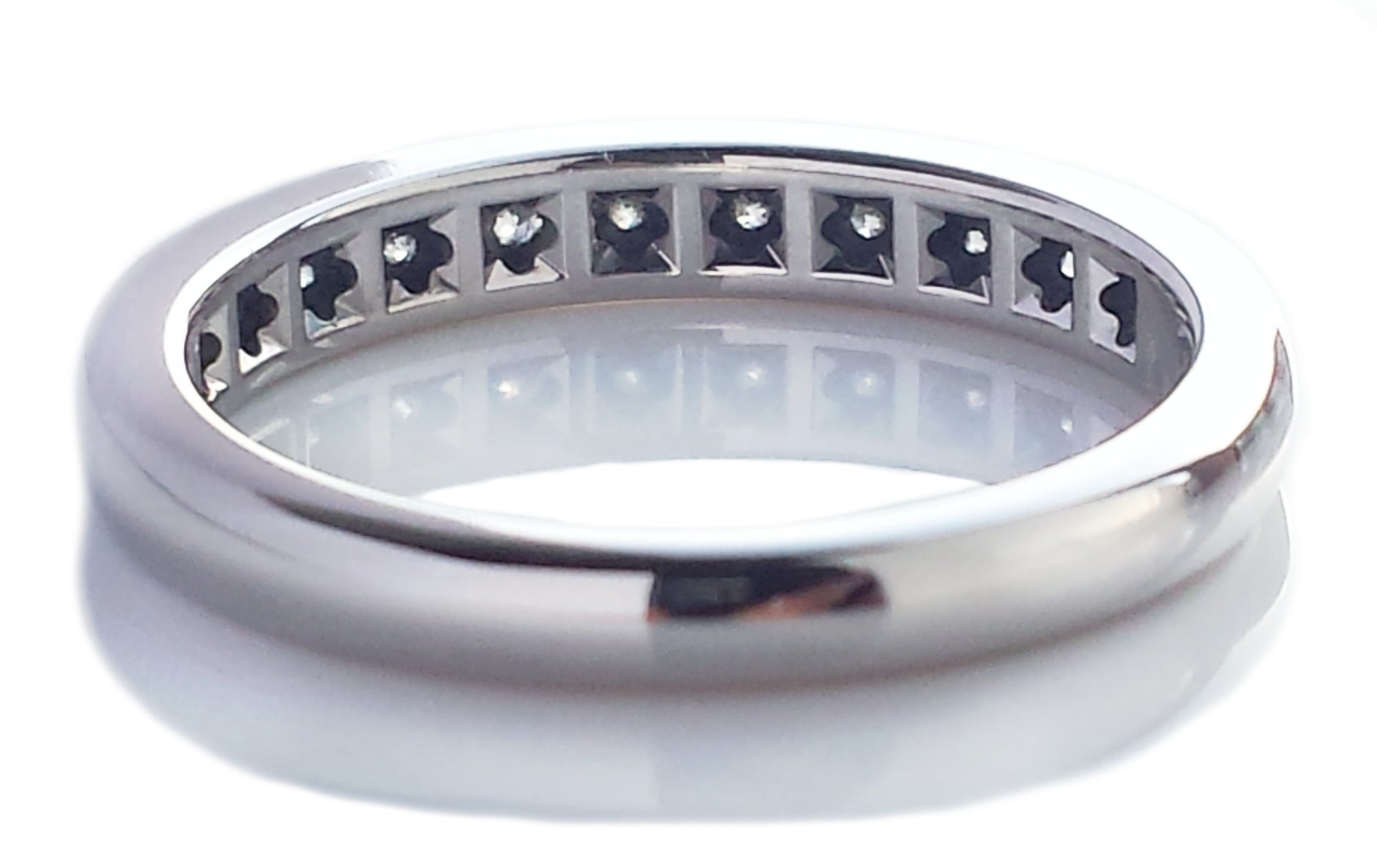 Tiffany & Co. 3mm Channel Set Diamond Eternity Ring