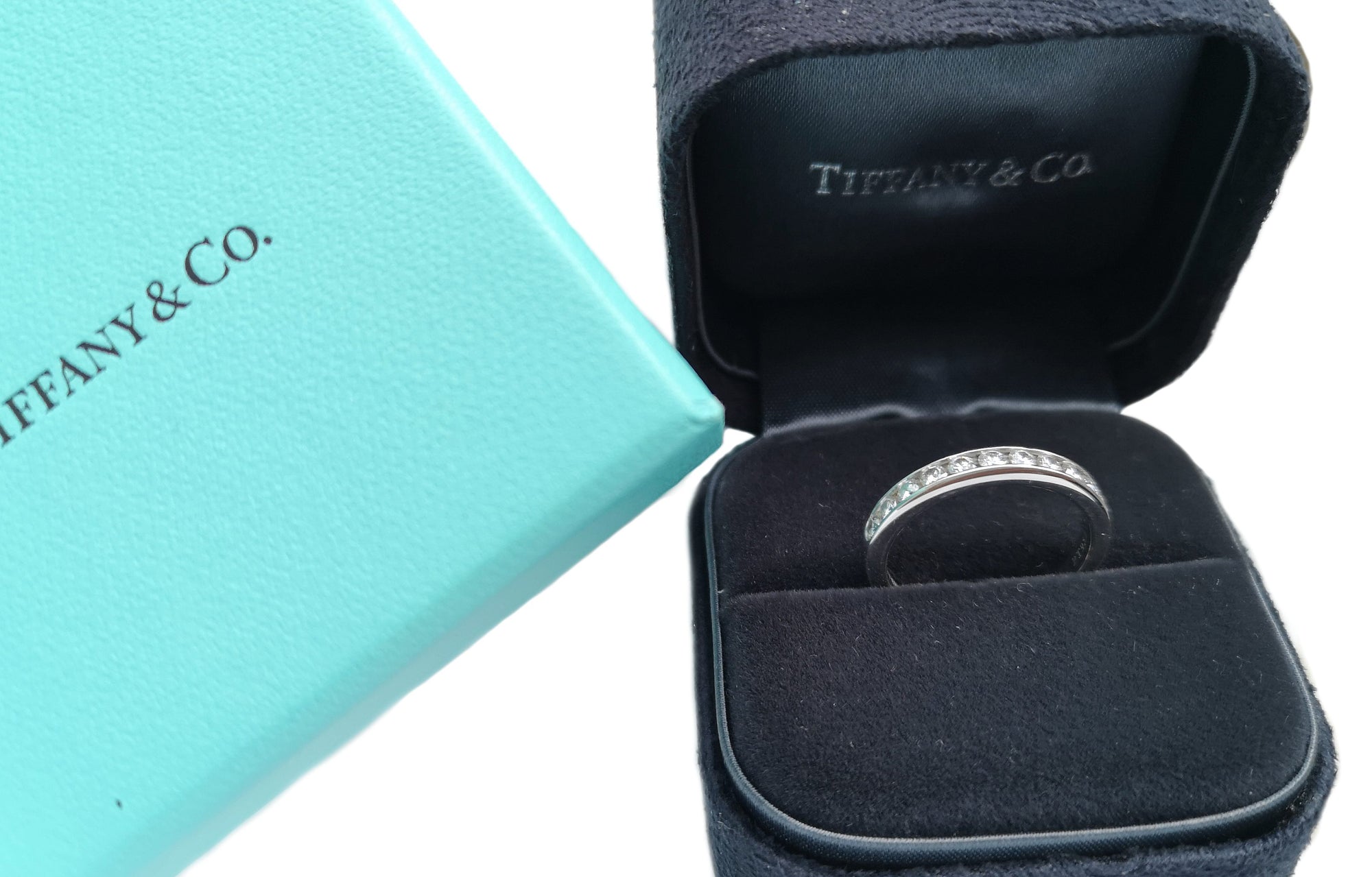 Tiffany & Co. 3mm Channel Set Diamond Eternity Ring