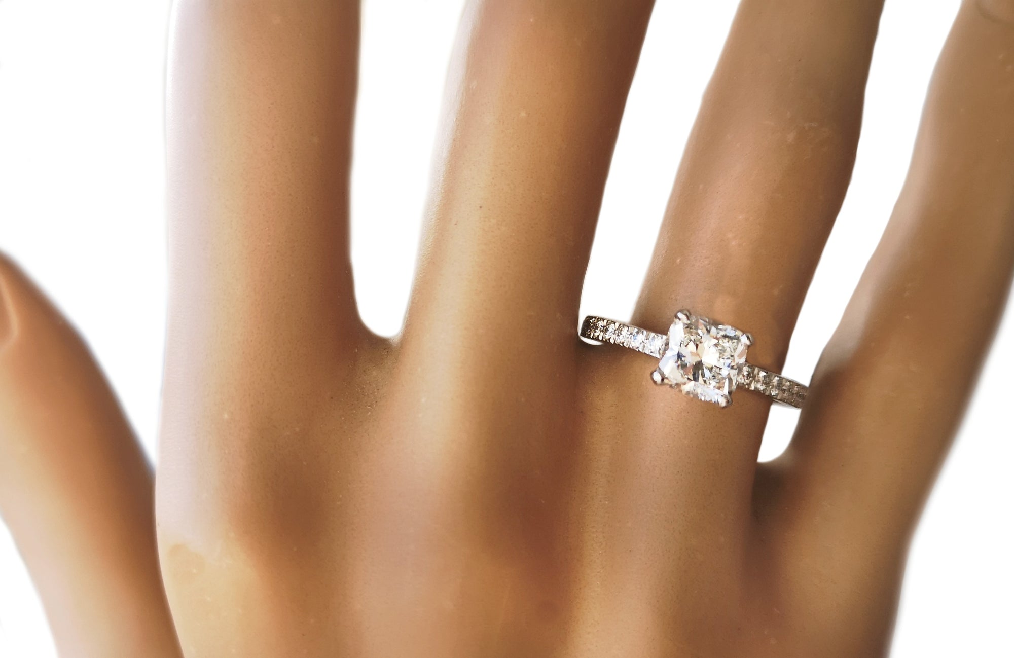 Tiffany & Co. 1.16tcw F/VS1 'Novo' Diamond Engagement Ring