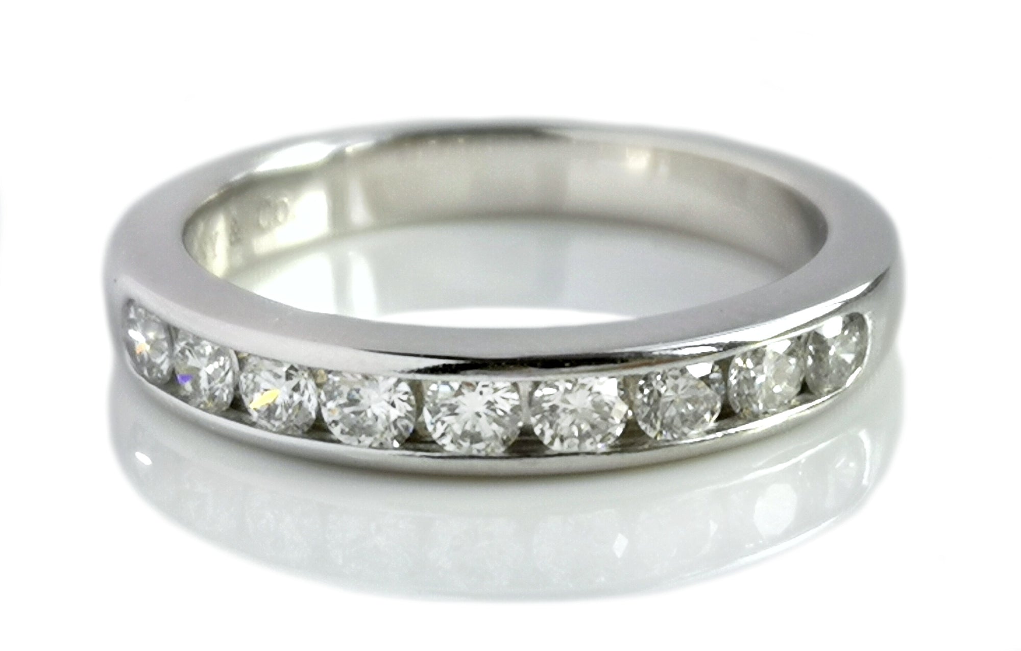 Tiffany & Co 3mm Channel Set Diamond Eternity Ring RRP £3325