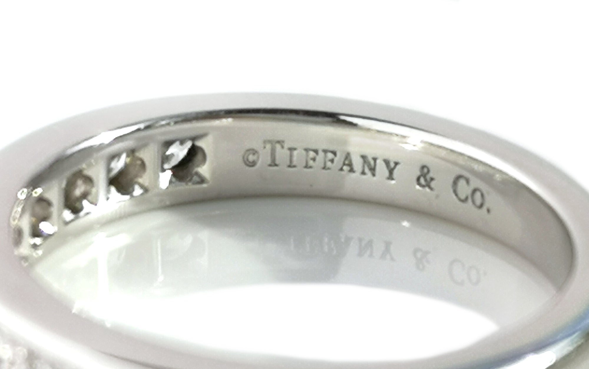 Tiffany & Co 3mm Channel Set Diamond Eternity Ring RRP £3325