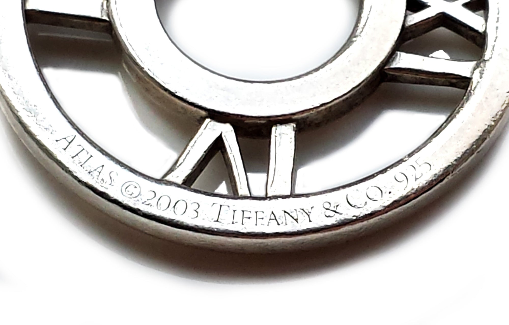 Tiffany & Co. 7½ inch Sterling Silver Atlas Toggle Bracelet with Pouch