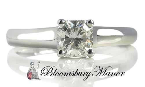 Tiffany & Co 0.52ct H/VS1 Lucida Diamond Engagement Ring 