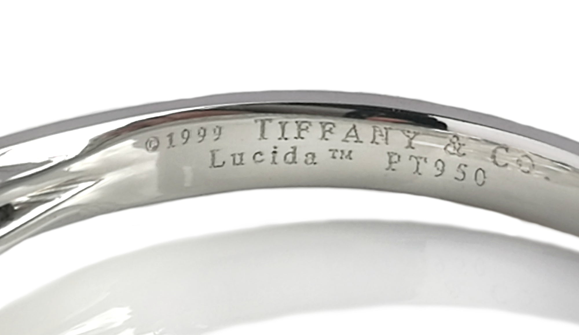 Tiffany & Co. 0.52ct H/VS1 Lucida Diamond Engagement Ring
