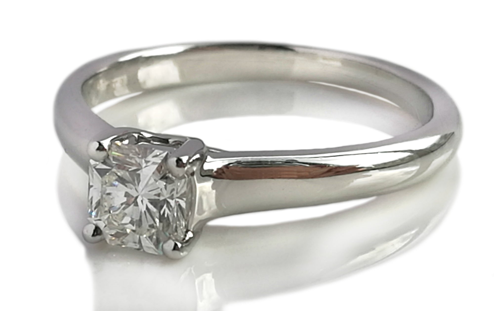 Tiffany & Co. 0.52ct H/VS1 Lucida Diamond Engagement Ring