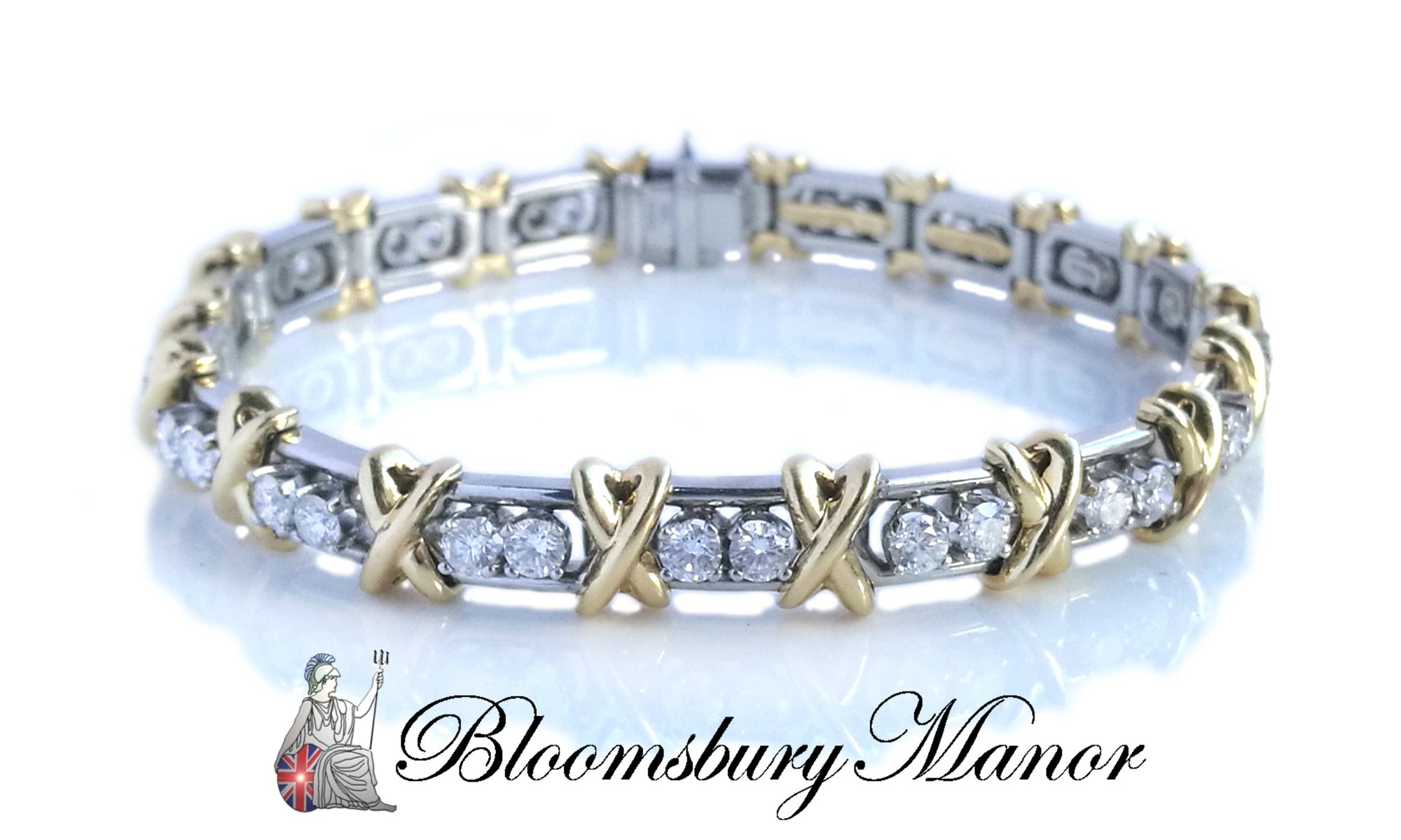 Tiffany & Co. Schlumberger 36 Stone 2.95ct Diamond Bracelet