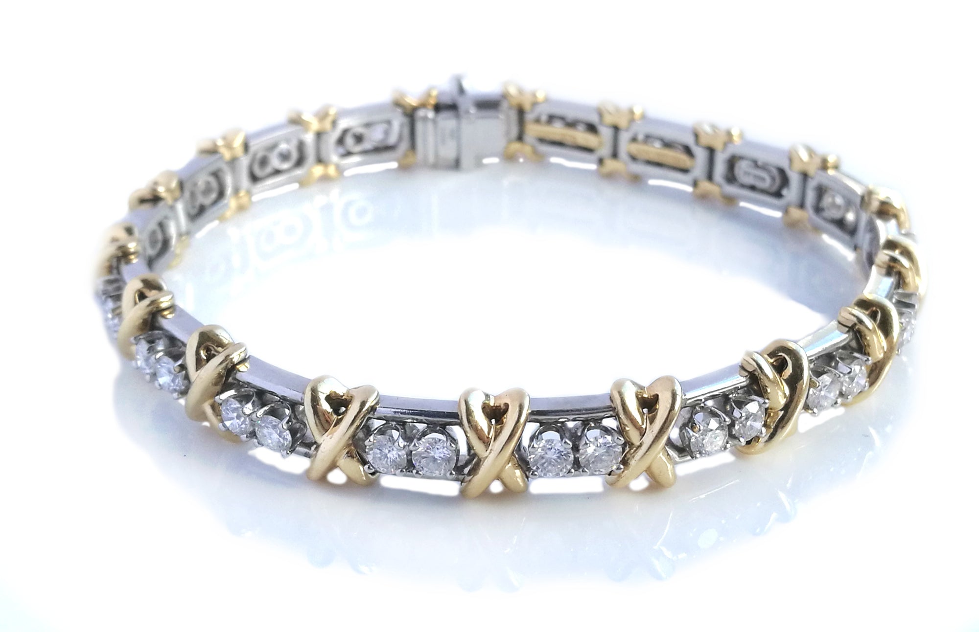 Tiffany & Co. Schlumberger 36 Stone 2.95ct Diamond Bracelet