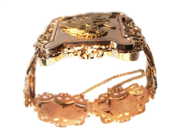 Antique French Louis Philippe 1840 18k Yellow Rose Gold Neo